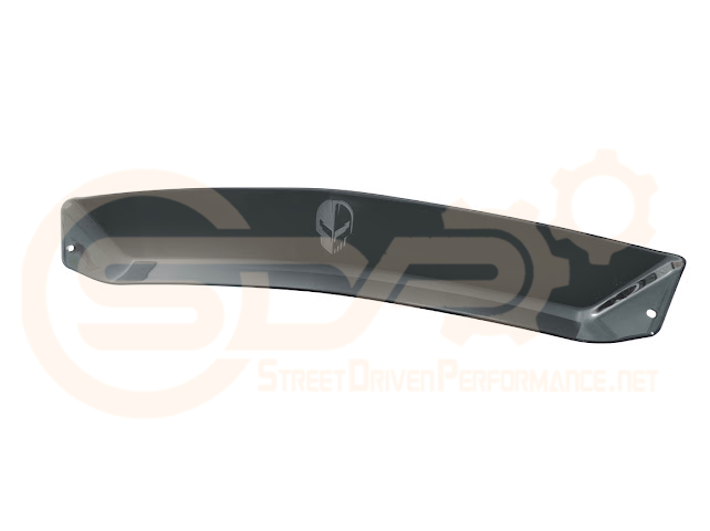 2023-Up Corvette C8 Z06 | Jake Skull Logo Rear Wickerbill Spoiler Wing